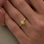 14 Ayar Altın Quartz Damla Pırlanta Yüzük RG037 | altın | Ronaff Pırlanta | Tektaş Yüzük, Pırlanta Yüzük, Kolye, Küpe
