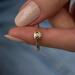 14 Ayar Altın Güneş Motifli Tektaş Pırlanta Yüzük RG040 | altın | Ronaff Pırlanta | Tektaş Yüzük, Pırlanta Yüzük, Kolye, Küpe