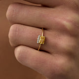 14 Ayar Altın Quartz Dikdörtgen Pırlanta Yüzük RG041 | altın | Ronaff Pırlanta | Tektaş Yüzük, Pırlanta Yüzük, Kolye, Küpe