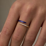 14 Ayar Altın Lacivert Mineli ve Pırlantalı Yüzük RG065 | altın | Ronaff Pırlanta | Tektaş Yüzük, Pırlanta Yüzük, Kolye, Küpe