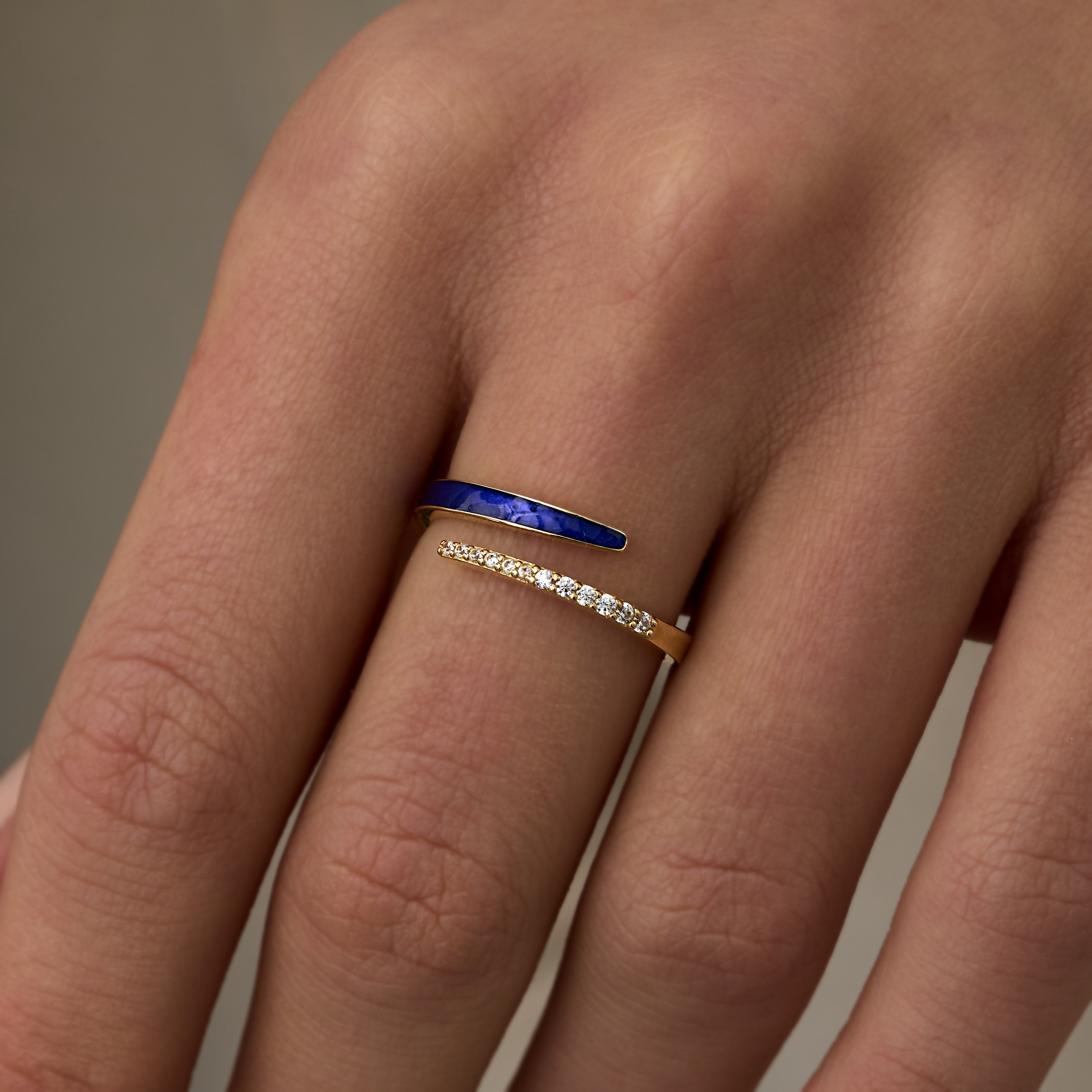 14 Ayar Altın Lacivert Mineli ve Pırlantalı Yüzük RG065 | altın | Ronaff Pırlanta | Tektaş Yüzük, Pırlanta Yüzük, Kolye, Küpe