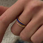 14 Ayar Altın Lacivert Mineli ve Pırlantalı Yüzük RG065 | altın | Ronaff Pırlanta | Tektaş Yüzük, Pırlanta Yüzük, Kolye, Küpe