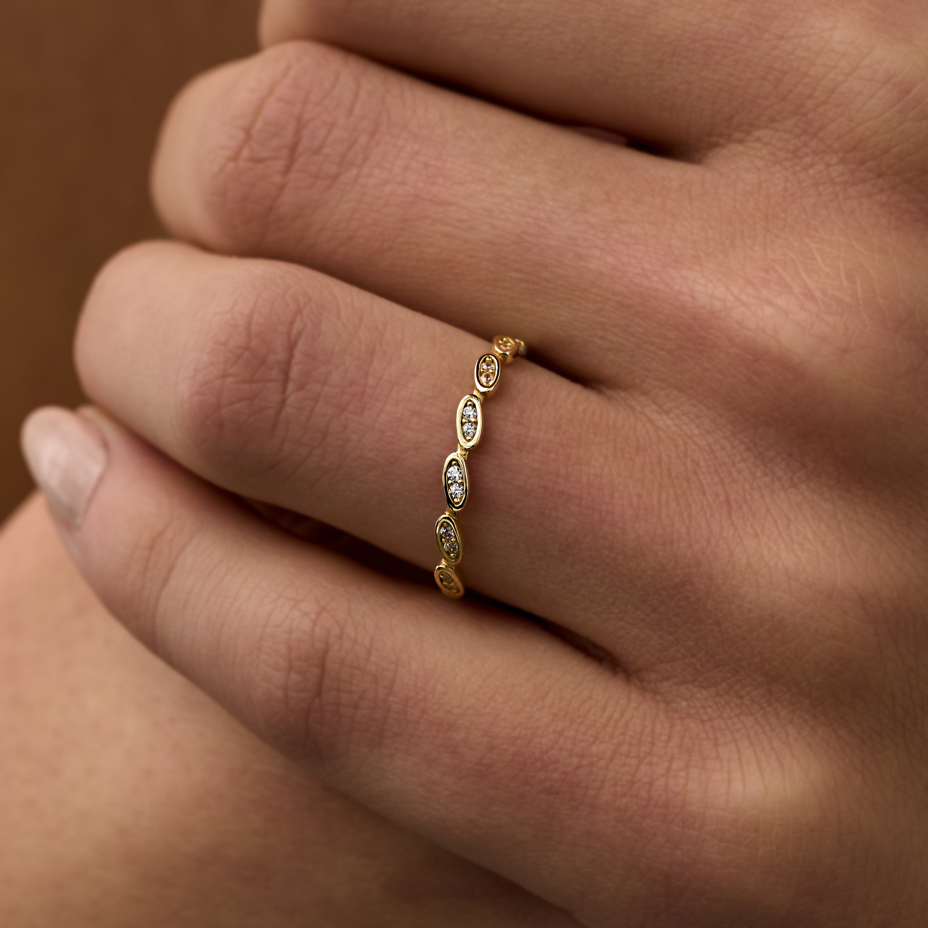 14 Ayar Altın Oval Sıralı Pırlanta Yüzük RG066 | altın | Ronaff Pırlanta | Tektaş Yüzük, Pırlanta Yüzük, Kolye, Küpe