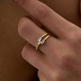 14 Ayar Altın Baget Şeritli Pırlanta Yüzük RG073 | altın | Ronaff Pırlanta | Tektaş Yüzük, Pırlanta Yüzük, Kolye, Küpe