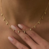 14 Ayar Altın Geometrik Üçgen Pırlanta Kolye RG079 | altın | Ronaff Pırlanta | Tektaş Yüzük, Pırlanta Yüzük, Kolye, Küpe