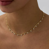 14 Ayar Altın Mini Sallantılı Pırlanta Kolye RG081 | altın | Ronaff Pırlanta | Tektaş Yüzük, Pırlanta Yüzük, Kolye, Küpe