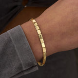 14 Ayar Altın Modern Plaka Bileklik RG083 | altın | Ronaff Pırlanta | Tektaş Yüzük, Pırlanta Yüzük, Kolye, Küpe