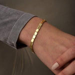 14 Ayar Altın Modern Plaka Bileklik RG083 | altın | Ronaff Pırlanta | Tektaş Yüzük, Pırlanta Yüzük, Kolye, Küpe