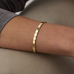 14 Ayar Altın Modern Plaka Bileklik RG083 | altın | Ronaff Pırlanta | Tektaş Yüzük, Pırlanta Yüzük, Kolye, Küpe