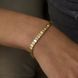 14 Ayar Altın Pırlanta Detaylı Plaka Bileklik RG084 | altın | Ronaff Pırlanta | Tektaş Yüzük, Pırlanta Yüzük, Kolye, Küpe