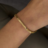 14 Ayar Altın Balık Sırtı Desenli Bileklik RG085 | altın | Ronaff Pırlanta | Tektaş Yüzük, Pırlanta Yüzük, Kolye, Küpe