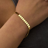 14 Ayar Altın Oval Plaka Bileklik RG086 | altın | Ronaff Pırlanta | Tektaş Yüzük, Pırlanta Yüzük, Kolye, Küpe