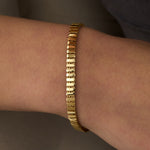 14 Ayar Altın Dikdörtgen Formlu Bileklik RG087 | altın | Ronaff Pırlanta | Tektaş Yüzük, Pırlanta Yüzük, Kolye, Küpe