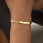 14 Ayar Altın Dikdörtgen Formlu Bileklik RG087 | altın | Ronaff Pırlanta | Tektaş Yüzük, Pırlanta Yüzük, Kolye, Küpe