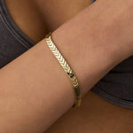 14 Ayar Altın V Formlu Bileklik RG089 | altın | Ronaff Pırlanta | Tektaş Yüzük, Pırlanta Yüzük, Kolye, Küpe