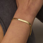 14 Ayar Altın V Formlu Bileklik RG089 | altın | Ronaff Pırlanta | Tektaş Yüzük, Pırlanta Yüzük, Kolye, Küpe