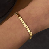 14 Ayar Altın Kalkan Formlu Bileklik RG091 | altın | Ronaff Pırlanta | Tektaş Yüzük, Pırlanta Yüzük, Kolye, Küpe