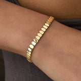 14 Ayar Altın Kalkan Formlu Bileklik RG091 | altın | Ronaff Pırlanta | Tektaş Yüzük, Pırlanta Yüzük, Kolye, Küpe