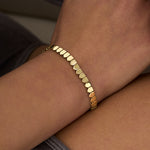 14 Ayar Altın Kalkan Formlu Bileklik RG091 | altın | Ronaff Pırlanta | Tektaş Yüzük, Pırlanta Yüzük, Kolye, Küpe