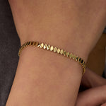 14 Ayar Altın Yaprak Motifli Bileklik RG093 | altın | Ronaff Pırlanta | Tektaş Yüzük, Pırlanta Yüzük, Kolye, Küpe