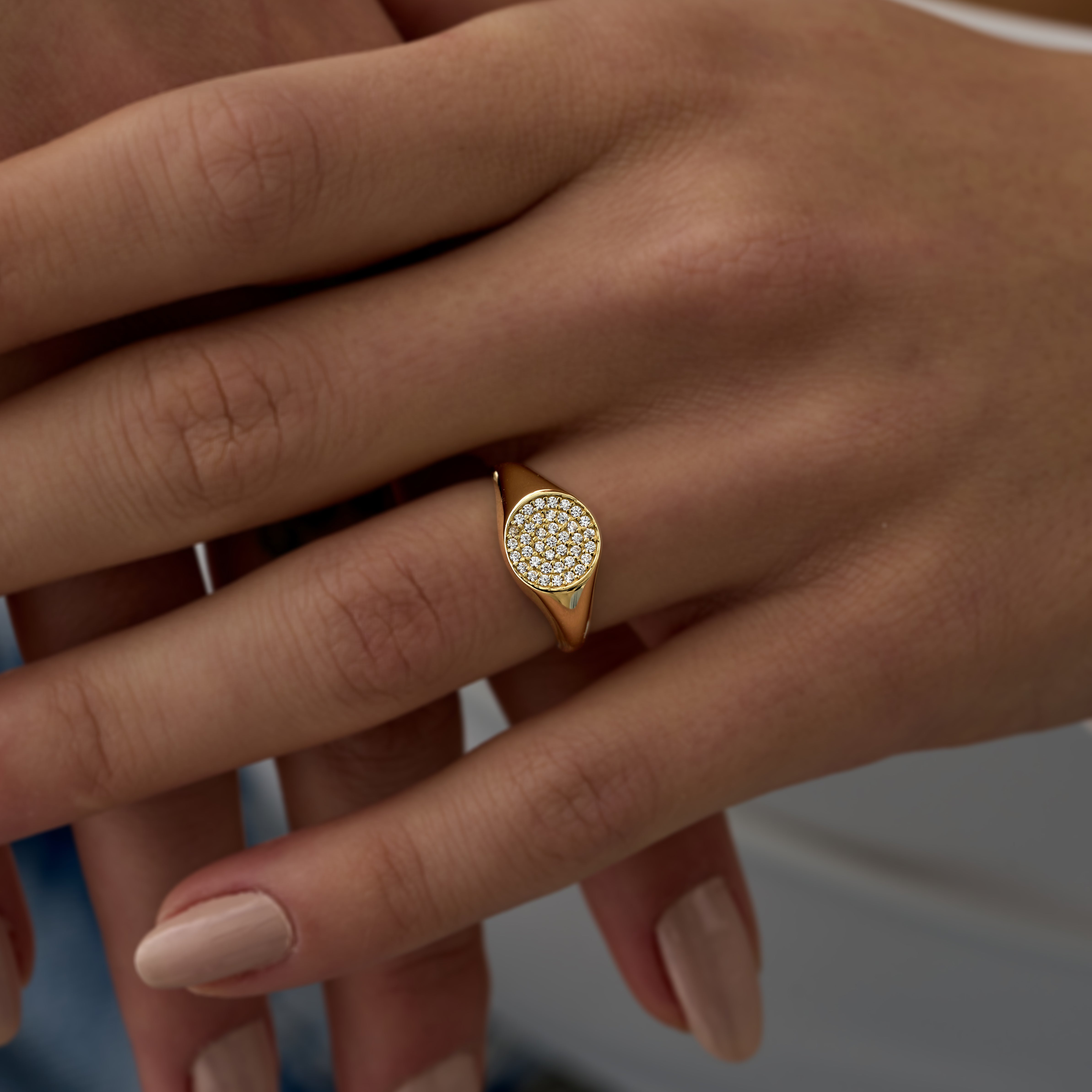 14 Ayar Pırlanta Tasarım Altın Yüzük RG027 | altın | Ronaff Pırlanta | Tektaş Yüzük, Pırlanta Yüzük, Kolye, Küpe