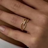 14 Ayar Minimal Çift Burgulu Vintage Altın Yüzük RG029 | altın | Ronaff Pırlanta | Tektaş Yüzük, Pırlanta Yüzük, Kolye, Küpe