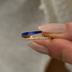 14 Ayar Altın Lacivert Mineli ve Pırlantalı Yüzük RG065 | altın | Ronaff Pırlanta | Tektaş Yüzük, Pırlanta Yüzük, Kolye, Küpe