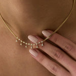 14 Ayar Altın Üçgen Taş Sallantılı Minimal Kolye RG042 | altın | Ronaff Pırlanta | Tektaş Yüzük, Pırlanta Yüzük, Kolye, Küpe