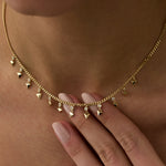 14 Ayar Altın Piramit Sallantılı Pırlanta Kolye RG059 | altın | Ronaff Pırlanta | Tektaş Yüzük, Pırlanta Yüzük, Kolye, Küpe