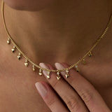 14 Ayar Altın Piramit Sallantılı Pırlanta Kolye RG059 | altın | Ronaff Pırlanta | Tektaş Yüzük, Pırlanta Yüzük, Kolye, Küpe