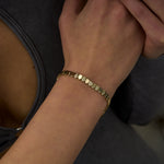 14 Ayar Altın Pırlanta Detaylı Plaka Bileklik RG084 | altın | Ronaff Pırlanta | Tektaş Yüzük, Pırlanta Yüzük, Kolye, Küpe