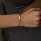 14 Ayar Altın Pırlanta Detaylı Plaka Bileklik RG084 | altın | Ronaff Pırlanta | Tektaş Yüzük, Pırlanta Yüzük, Kolye, Küpe