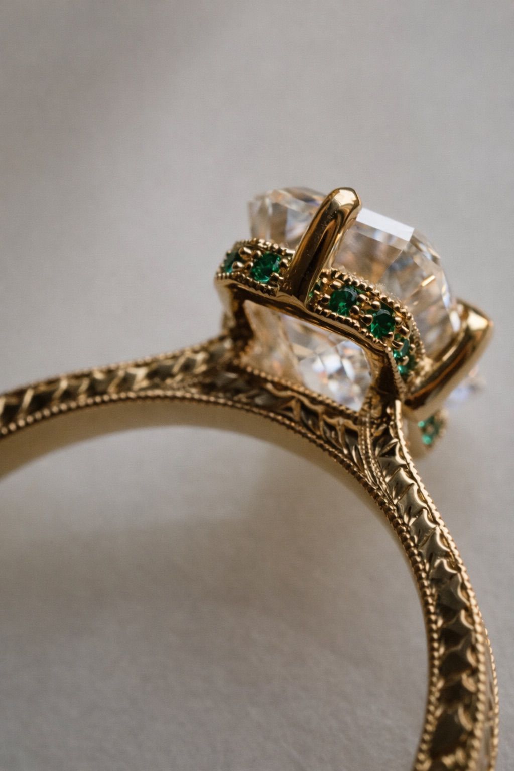 1.00 Karat Emerald Kesim Pırlanta Tektaş Yüzük RNF1466 | Pırlanta Yüzük | Ronaff Pırlanta | Tektaş Yüzük, Pırlanta Yüzük, Kolye, Küpe