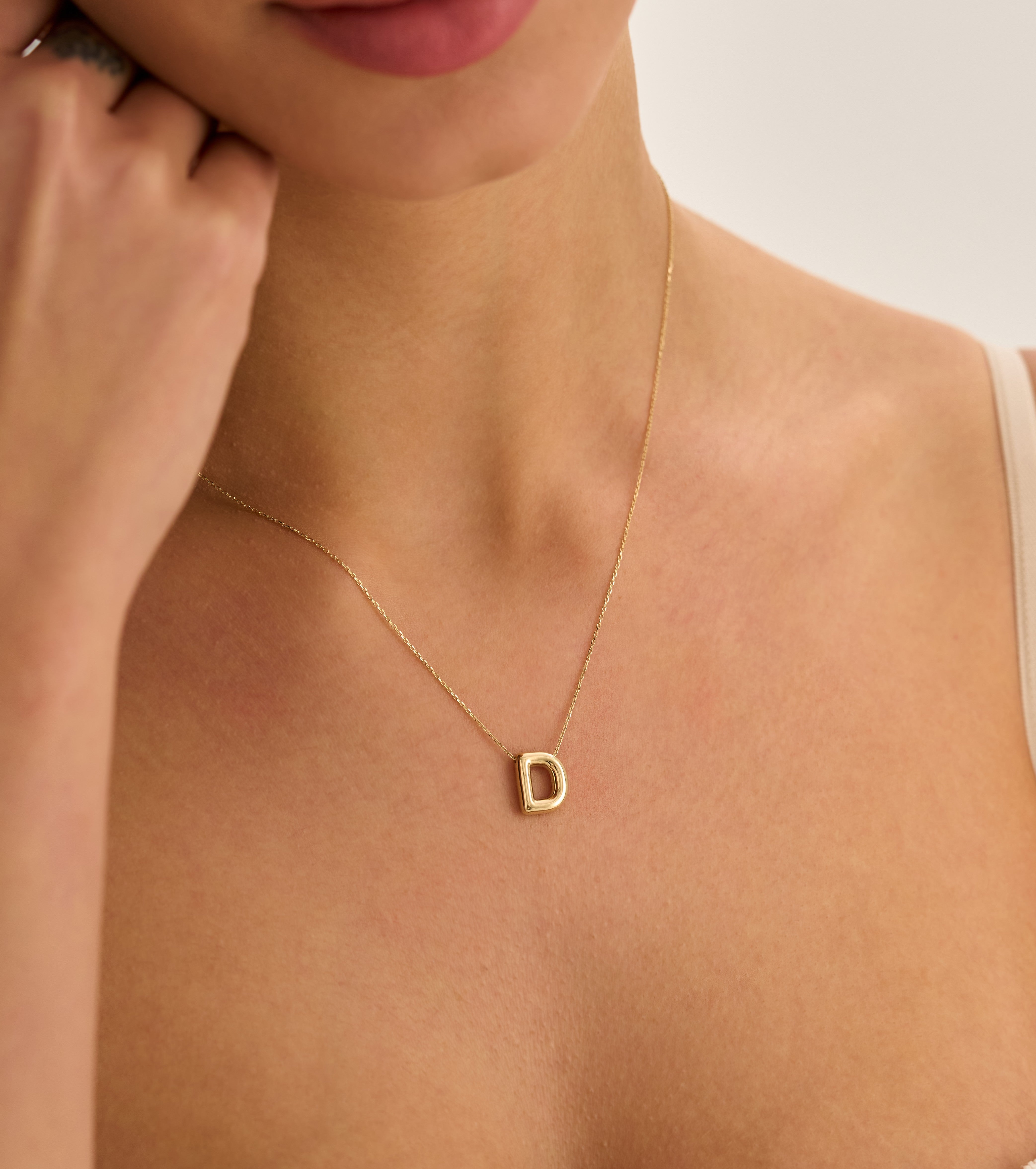 D Harfi 14 Ayar Altın Kolye RG001 | altın | Ronaff Pırlanta | Tektaş Yüzük, Pırlanta Yüzük, Kolye, Küpe