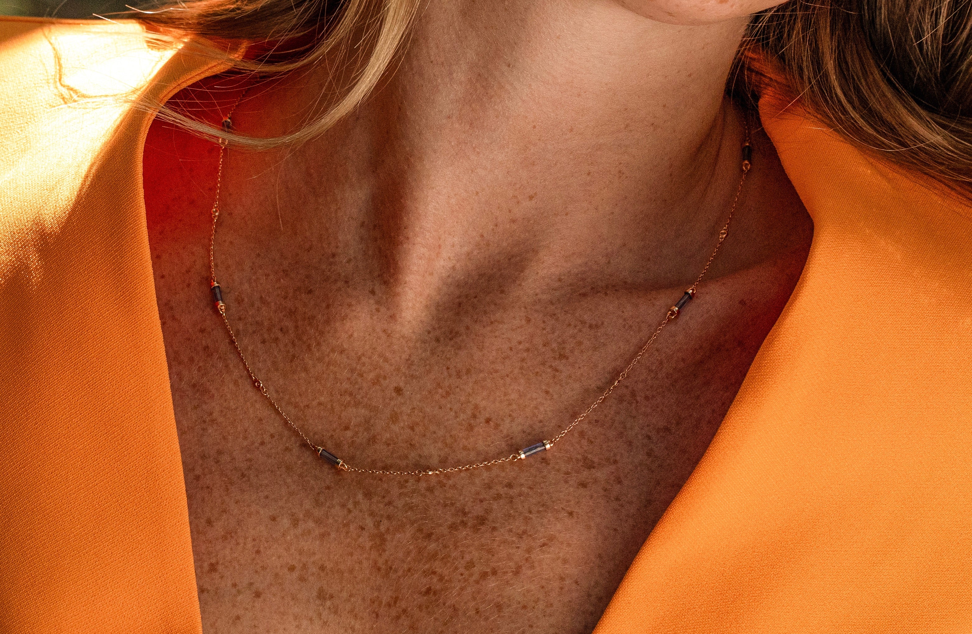 0.14 Karat Pırlantalı Renkli Kolye - RNF0511 | Pırlanta Kolye | Ronaff Pırlanta | Tektaş Yüzük, Pırlanta Yüzük, Kolye, Küpe