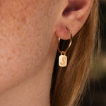 Kişiye Özel Harfli 14 Ayar Altın Küpe - RNF01081 | Pırlanta Küpe | Ronaff Pırlanta | Tektaş Yüzük, Pırlanta Yüzük, Kolye, Küpe