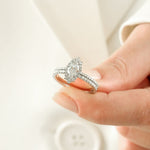 0.50 Karat Markiz Kesim & 0.32 Karat Yuvarlak Tasarım Tektaş Pırlanta Yüzük-RNF1344 | Pırlanta Yüzük | Ronaff Pırlanta | Tektaş Yüzük, Pırlanta Yüzük, Kolye, Küpe