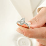 0.50 Karat Markiz Kesim & 0.32 Karat Yuvarlak Tasarım Tektaş Pırlanta Yüzük-RNF1344 | Pırlanta Yüzük | Ronaff Pırlanta | Tektaş Yüzük, Pırlanta Yüzük, Kolye, Küpe