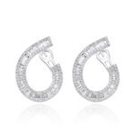 3.00 Karat Baget & 0.55 Karat Yuvarlak Pırlanta Tasarım Küpe-RNF1366 | Pırlanta Küpe | Ronaff Pırlanta | Tektaş Yüzük, Pırlanta Yüzük, Kolye, Küpe