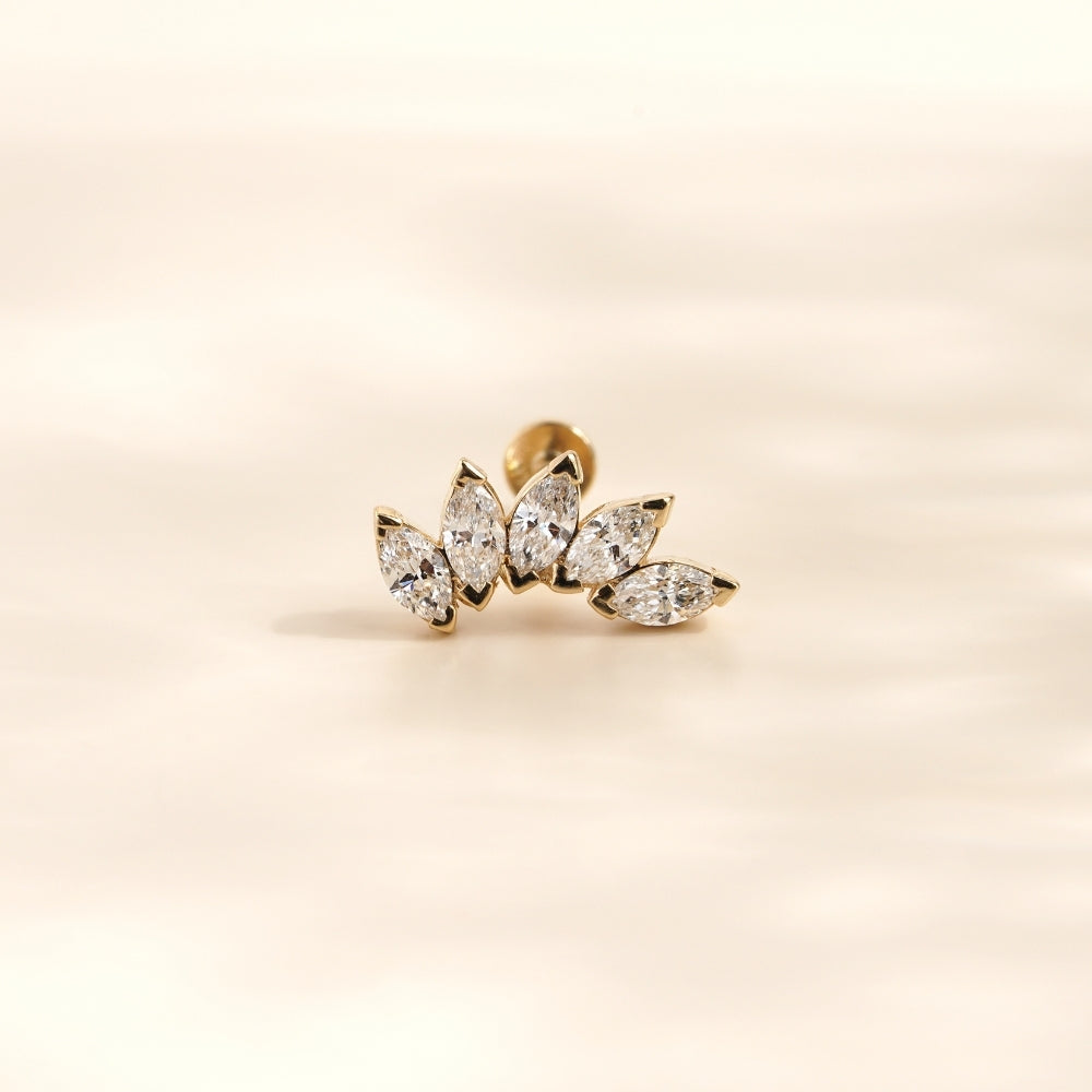 Pırlantalı Piercing - RNF1320 | piercing | Ronaff Pırlanta | Tektaş Yüzük, Pırlanta Yüzük, Kolye, Küpe