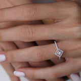 0.30 Karat Prenses & 0.34 Karat Yuvarlak Kesim GIA/HRD Sertifikalı Tektaş Pırlanta Yüzük - RNF0654 | Tektaş Pırlanta | Ronaff Pırlanta | Tektaş Yüzük, Pırlanta Yüzük, Kolye, Küpe