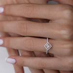 0.30 Karat Prenses & 0.34 Karat Yuvarlak Kesim GIA/HRD Sertifikalı Tektaş Pırlanta Yüzük - RNF0654 | Tektaş Pırlanta | Ronaff Pırlanta | Tektaş Yüzük, Pırlanta Yüzük, Kolye, Küpe