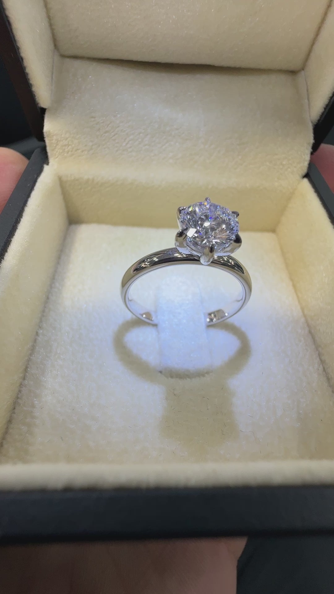 1.00 Carat Diamond Classic Solitaire Ring-RNF01094