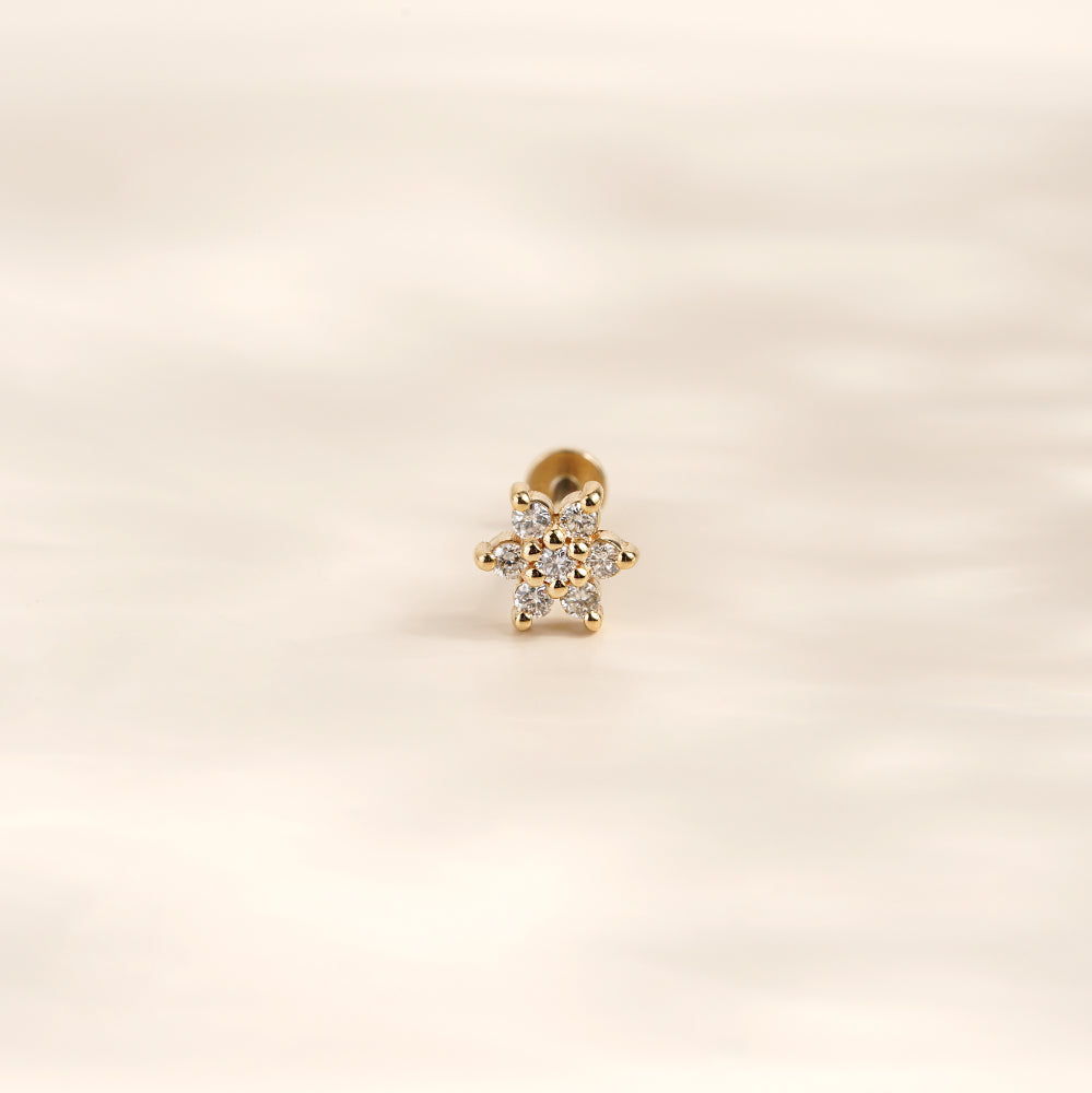 Pırlantalı Piercing - RNF1300 | piercing | Ronaff Pırlanta | Tektaş Yüzük, Pırlanta Yüzük, Kolye, Küpe