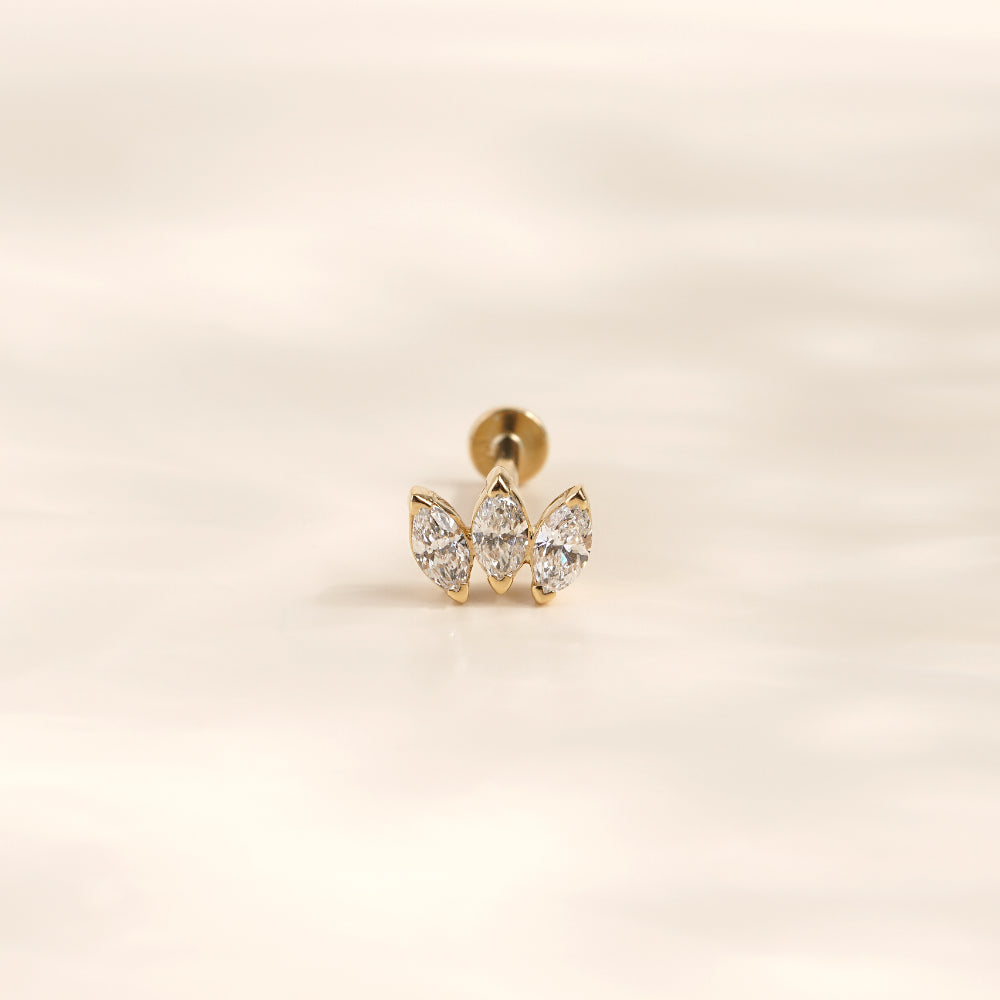 Pırlantalı Piercing - RNF1293 | piercing | Ronaff Pırlanta | Tektaş Yüzük, Pırlanta Yüzük, Kolye, Küpe