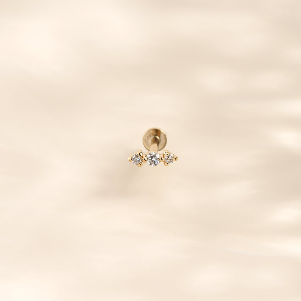 Pırlantalı Piercing - RNF1299 | piercing | Ronaff Pırlanta | Tektaş Yüzük, Pırlanta Yüzük, Kolye, Küpe