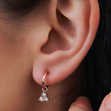 0.15 Karat Pırlanta Üçtaş Küpe Pırlantalı Kişiye Özel Küpe - RNF0402 | Pırlanta Küpe | Ronaff Pırlanta | Tektaş Yüzük, Pırlanta Yüzük, Kolye, Küpe