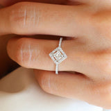 0.30 Karat & 0.22 Karat Prenses Kesim GIA/HRD Sertifikalı Pırlanta Yüzük - RNF0582 | Tektaş Pırlanta | Ronaff Pırlanta | Tektaş Yüzük, Pırlanta Yüzük, Kolye, Küpe