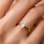 0.40 Karat Oval Kesim HRD Sertifikalı Tektaş Pırlanta Yüzük - RNF0659 | Tektaş Yüzükler | Ronaff Pırlanta | Tektaş Yüzük, Pırlanta Yüzük, Kolye, Küpe