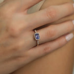 0.50 Karat Tanzanit Taşı & 0.16 Karat Kenar Yuvarlak Kesim Pırlantalı Tasarım Yüzük - RNF0776 | Renkli Taşlı Yüzükler | Ronaff Pırlanta | Tektaş Yüzük, Pırlanta Yüzük, Kolye, Küpe